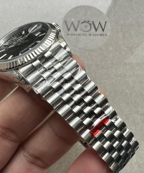 VSF Datejust 36 904L SS Fluted Bezel Black Dial on SS Jubilee Bracelet VS3235 - Image 6