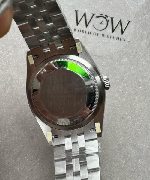 VSF Datejust 36 904L SS Fluted Bezel Black Dial on SS Jubilee Bracelet VS3235 - Image 5