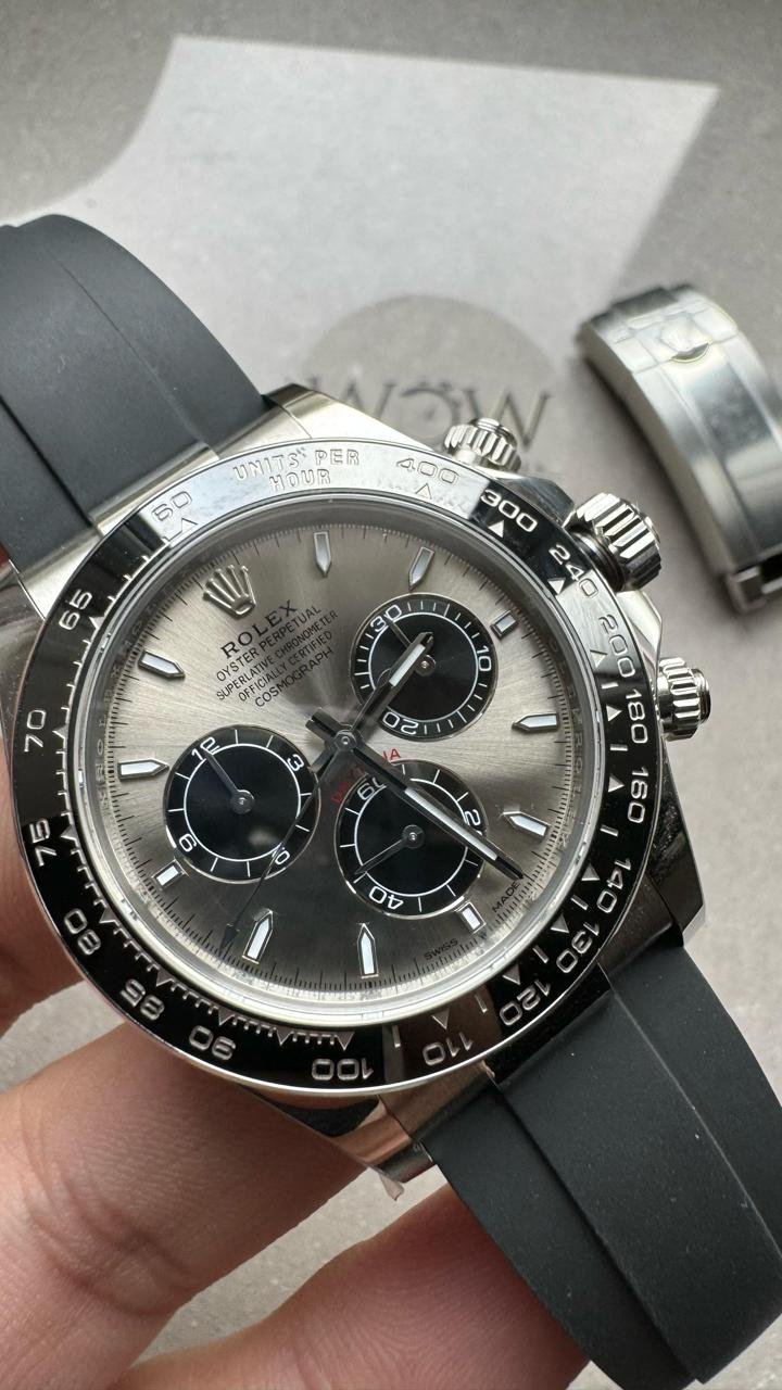 AR+F Daytona 126519 1:1 Best Edition Gray Dial on Oysterflex Rubber Strap SA4131 - Image 3