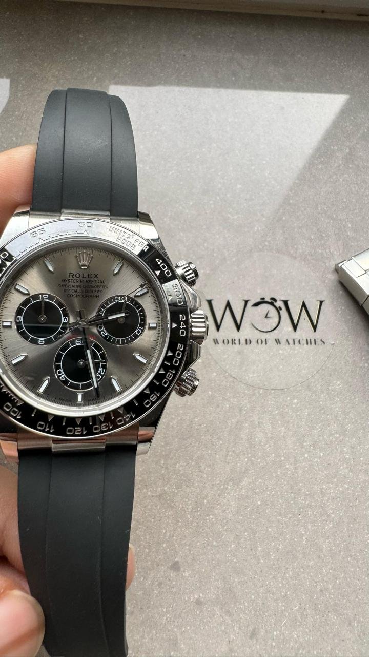 AR+F Daytona 126519 1:1 Best Edition Gray Dial on Oysterflex Rubber Strap SA4131 - Image 4