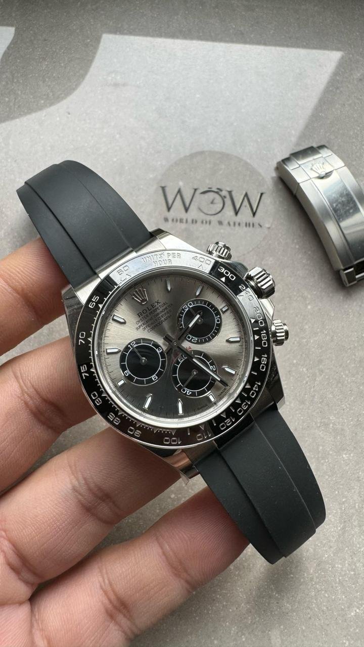 AR+F Daytona 126519 1:1 Best Edition Gray Dial on Oysterflex Rubber Strap SA4131