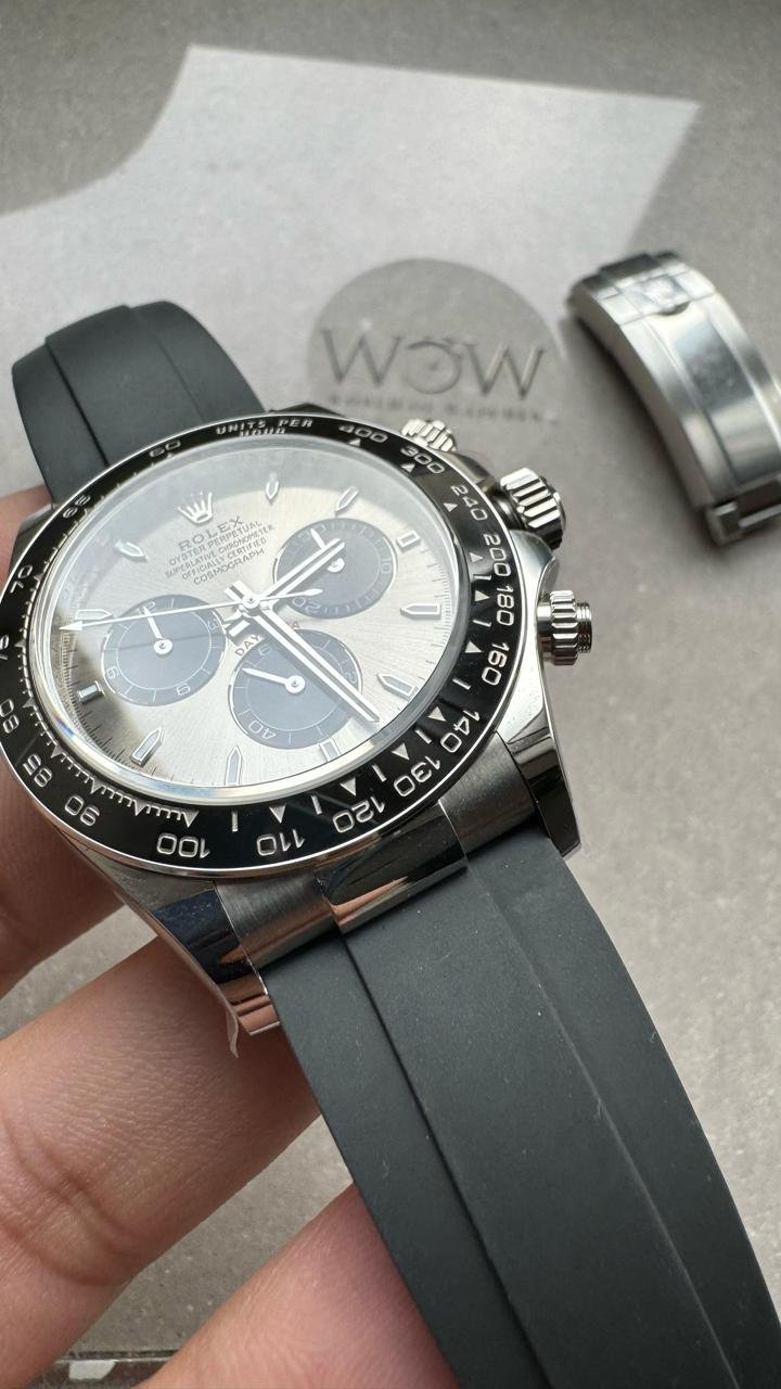 AR+F Daytona 126519 1:1 Best Edition Gray Dial on Oysterflex Rubber Strap SA4131 - Image 5
