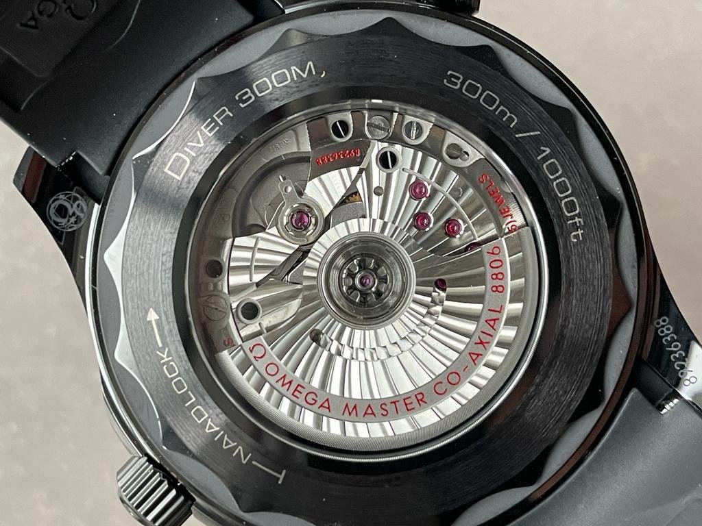 VSF Seamaster Diver Ghost 300m CER Black Dial Black Dots on Rubber Strap Asia 8806 - Image 13