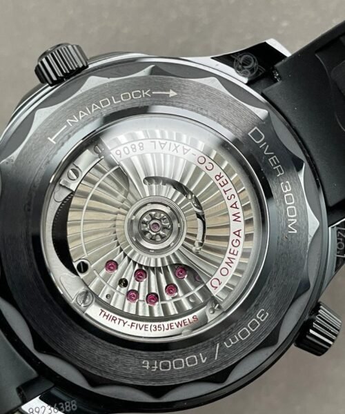 VSF Seamaster Diver Ghost 300m CER Black Dial Black Dots on Rubber Strap Asia 8806 - Image 12