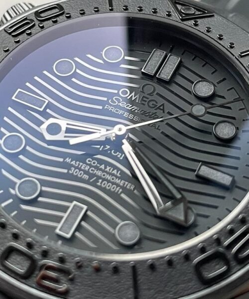 VSF Seamaster Diver Ghost 300m CER Black Dial Black Dots on Rubber Strap Asia 8806 - Image 9