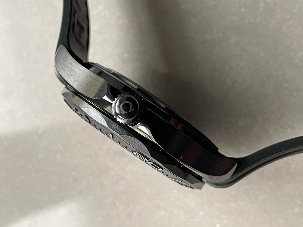 VSF Seamaster Diver Ghost 300m CER Black Dial Black Dots on Rubber Strap Asia 8806 - Image 6
