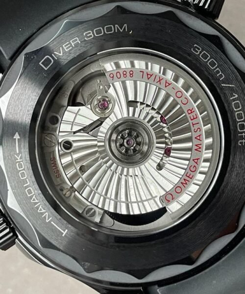 VSF Seamaster Diver Ghost 300m CER Black Dial Black Dots on Rubber Strap Asia 8806 - Image 5