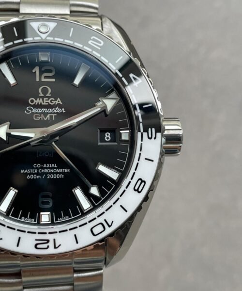 VSF Planet Ocean 600M ‘Tai Chi’ GMT 43.5mm 1:1 Best Edition Black/White Ceramic Bezel and Dial on SS Bracelet A8906 - Image 6