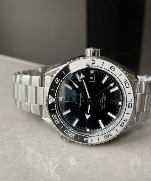 VSF Planet Ocean 600M ‘Tai Chi’ GMT 43.5mm 1:1 Best Edition Black/White Ceramic Bezel and Dial on SS Bracelet A8906 - Image 8