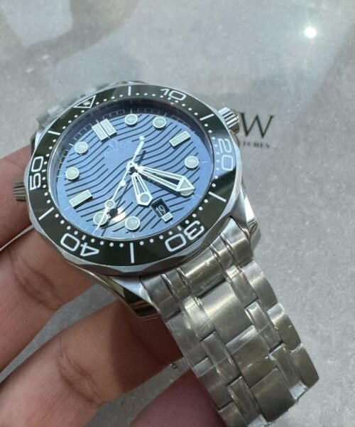 VSF Seamaster Diver 300M 1:1 Best Edition Green Ceramic Green Dial on SS Bracelet A8800 - Image 5