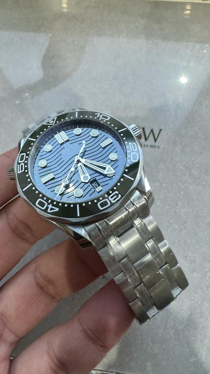 VSF Seamaster Diver 300M 1:1 Best Edition Green Ceramic Green Dial on SS Bracelet A8800 - Image 5