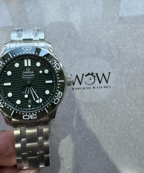 VSF Seamaster Diver 300M 1:1 Best Edition Green Ceramic Green Dial on SS Bracelet A8800 - Image 6