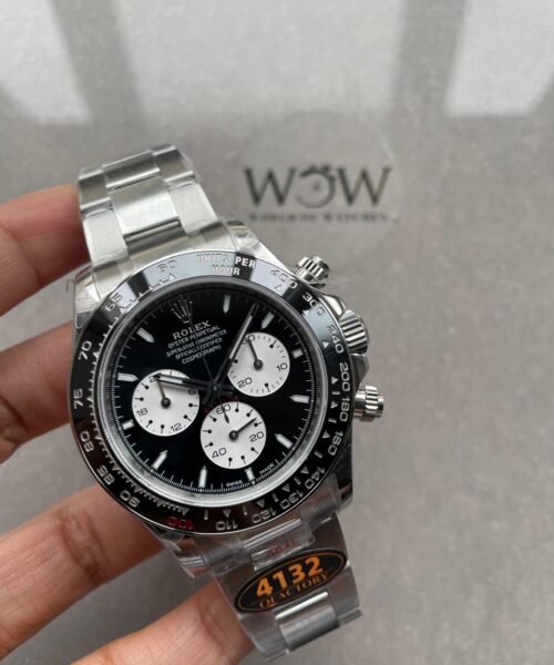 QF Daytona 126509 QF Best Edition Black Dial on SS Braclet SH4131 V5 - Image 2