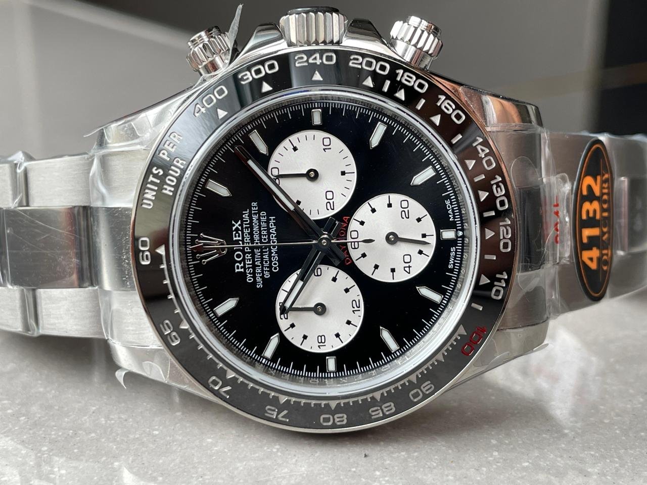 QF Daytona 126509 QF Best Edition Black Dial on SS Braclet SH4131 V5 - Image 5