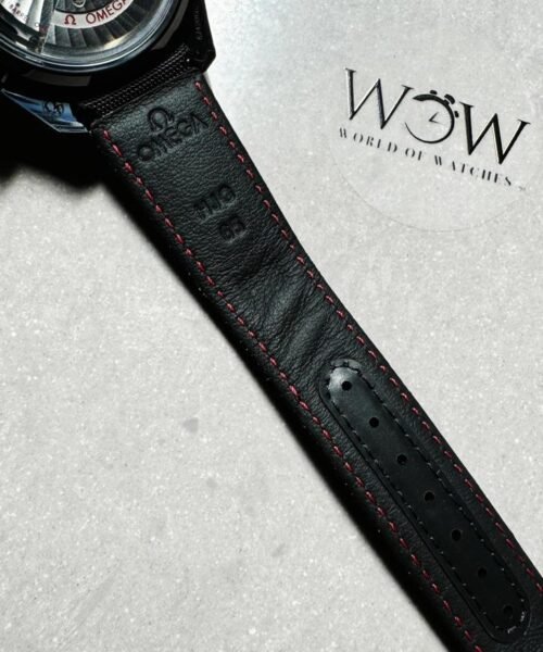 Speedmaster "Dark Side of The Moon" Real Ceramic OMF 1:1 Best Edition Black Black on Nylon Strap A9300 V2 - Image 9
