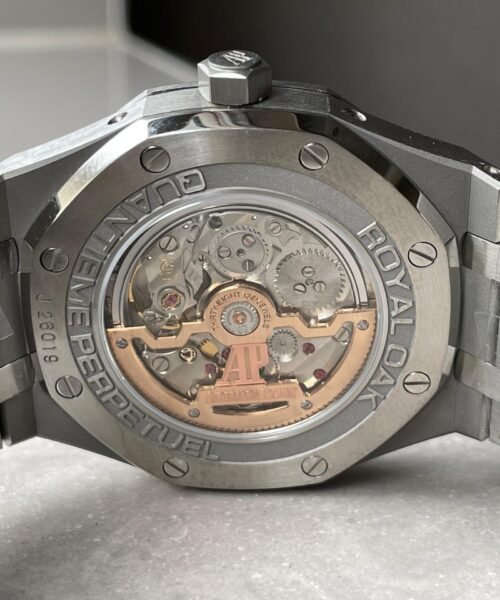 Royal Oak 41mm Perpetual Calendar 26574 SS APSF1:1 Best Edition Blue Dial on SS Bracelet A5134 - Image 10