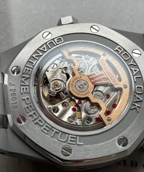 Royal Oak 41mm Perpetual Calendar 26574 SS APSF1:1 Best Edition Blue Dial on SS Bracelet A5134 - Image 11