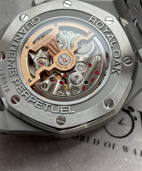 Royal Oak 41mm Perpetual Calendar 26574 SS APSF1:1 Best Edition Blue Dial on SS Bracelet A5134 - Image 15