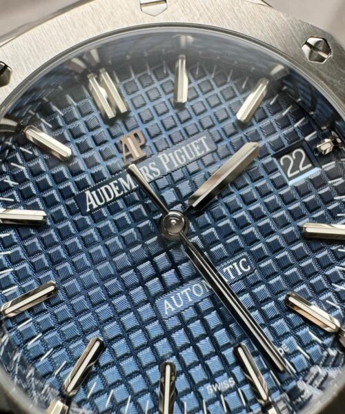 Royal Oak 37mm 15450 SS ZF Best Edition Blue Textured Dial on SS Bracelet SA3120 - Image 4