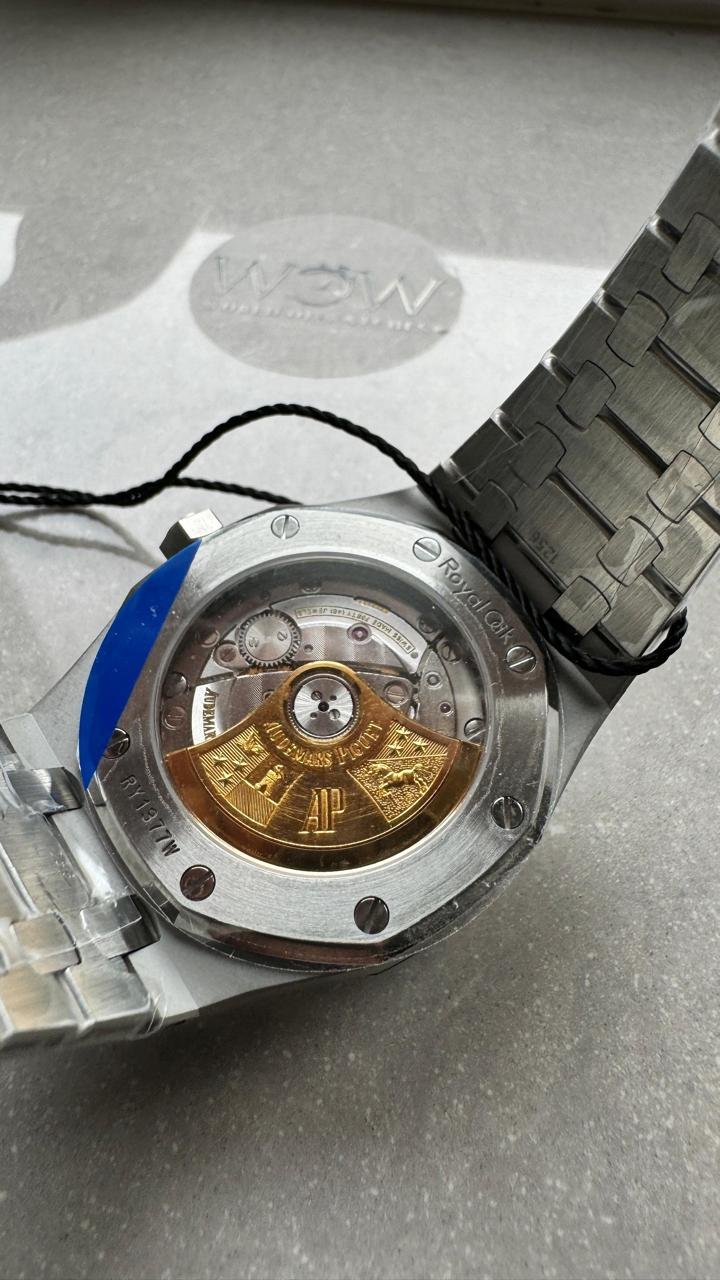 Royal Oak 37mm 15450 SS ZF Best Edition Blue Textured Dial on SS Bracelet SA3120 - Image 12