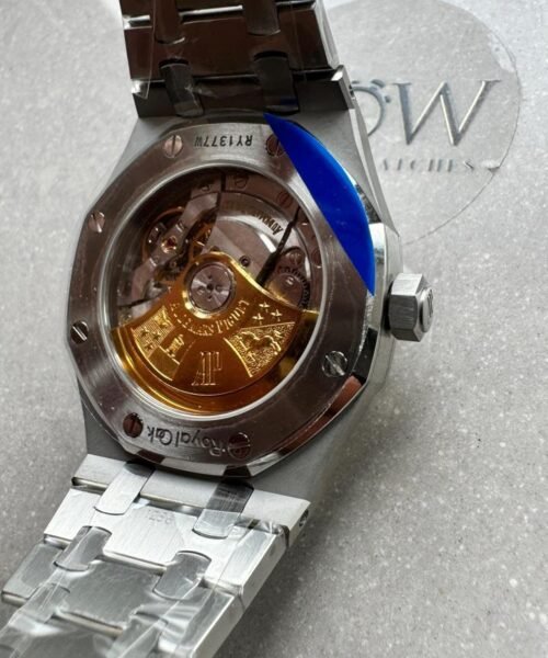 Royal Oak 37mm 15450 SS ZF Best Edition Blue Textured Dial on SS Bracelet SA3120 - Image 10