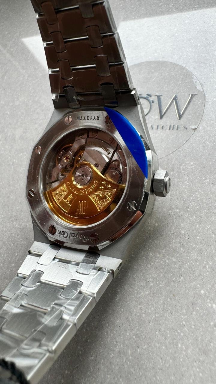 Royal Oak 37mm 15450 SS ZF Best Edition Blue Textured Dial on SS Bracelet SA3120 - Image 10