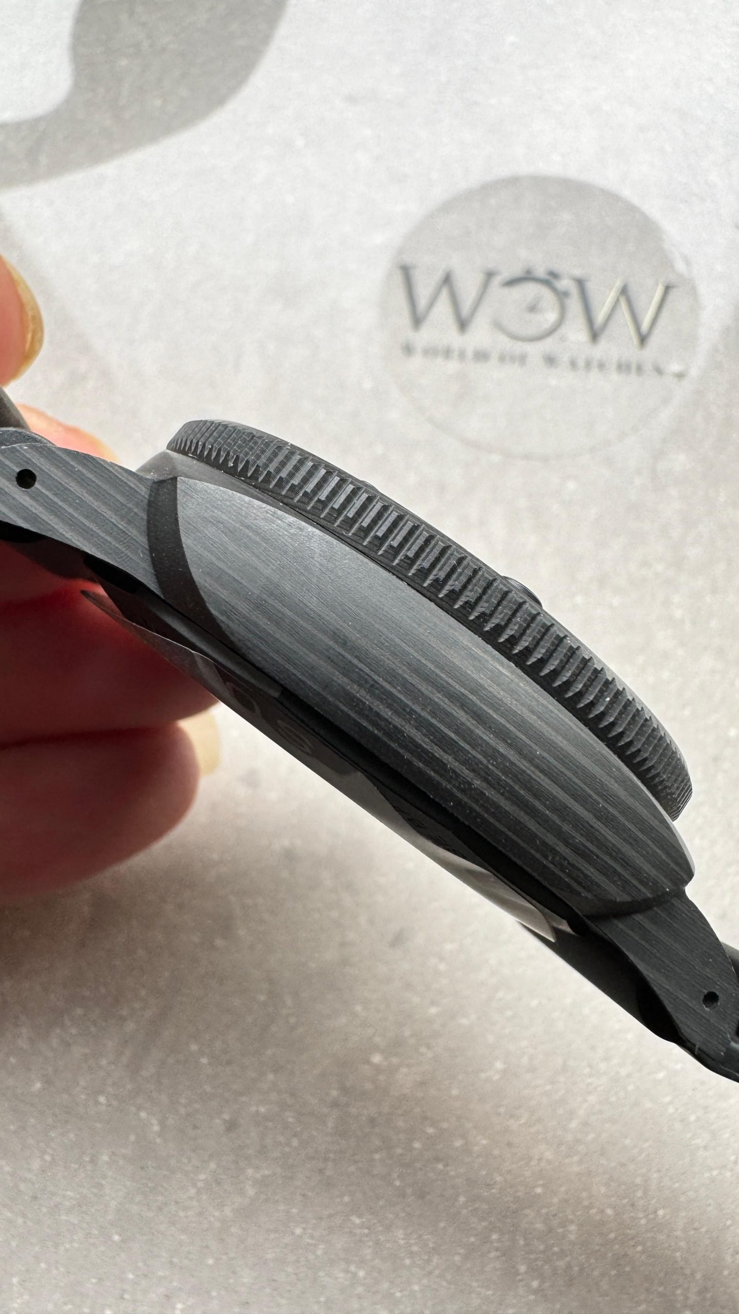 PAM1324 Y 44mm Submersible VSF Best Edition Carbon Dial on Rubber Strap P.9011 - Image 7