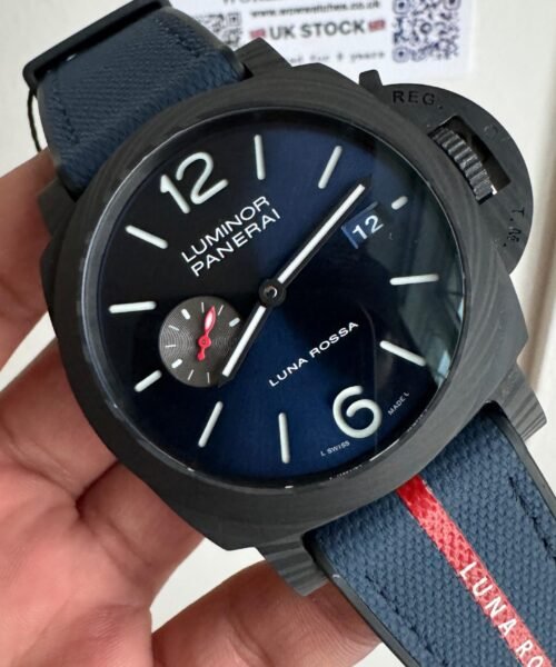 PAM1529 Luna Rossa Carbotech VSF 1:1 Best Edition on Blue Fabric Strap P.9010 - Image 4