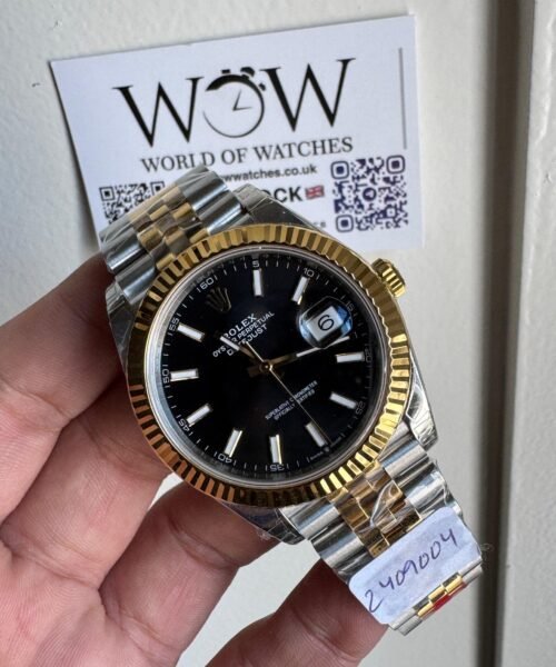 Datejust 41 904L YG/SS Black Dial Sticks on bimetal YG/SS Jubilee Bracelet VSF VS3235 - Image 2
