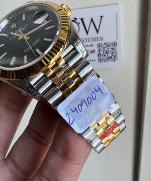 Datejust 41 904L YG/SS Black Dial Sticks on bimetal YG/SS Jubilee Bracelet VSF VS3235 - Image 5