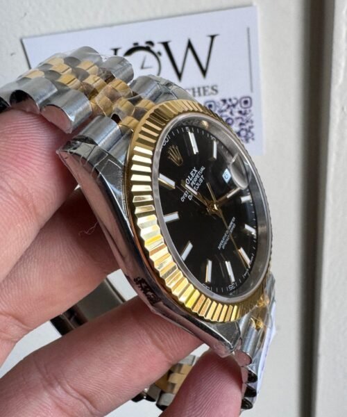 Datejust 41 904L YG/SS Black Dial Sticks on bimetal YG/SS Jubilee Bracelet VSF VS3235 - Image 4