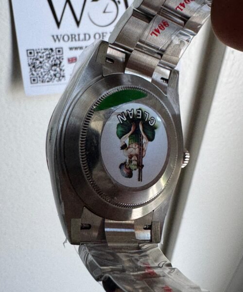 Datejust 41mm 126334 “Wimbledon” 904L SS Fluted Bezel Slate Dial on SS Oyster Bracelet Clean VR3235 - Image 9
