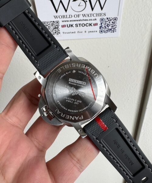 PAM1565 Submersible Luna Rossa 42mm VSF 1:1 Best Edition on Gray Nylon Strap P900 - Image 5