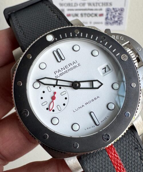 PAM1579 Submersible Luna Rossa 42mm VSF 1:1 Best Edition on Gray Nylon Strap P900 - Image 2