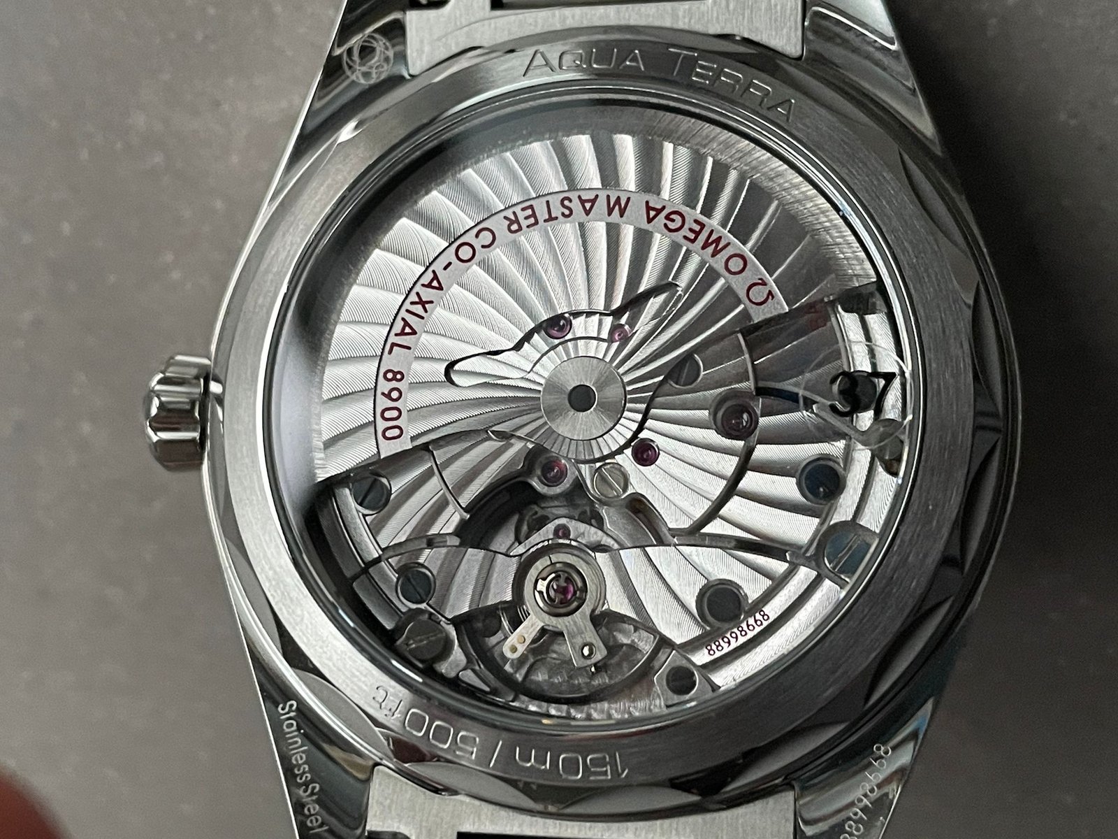 AQUA TERRA 150M MASTER CHRONOMETERS VSF 1:1 BEST EDITION BLACK DIAL SS HAND ON SS BRACELET A8900 SUPER CLONE - Image 8