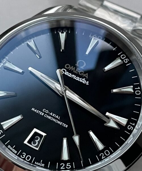 AQUA TERRA 150M MASTER CHRONOMETERS VSF 1:1 BEST EDITION BLACK DIAL SS HAND ON SS BRACELET A8900 SUPER CLONE - Image 6