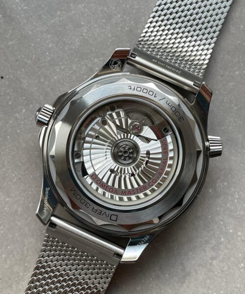 Seamaster 300M 42mm Titanium Bezel SS VSF Best Edition Gray Dial On SS Mesh Bracelet A8806 - Image 14