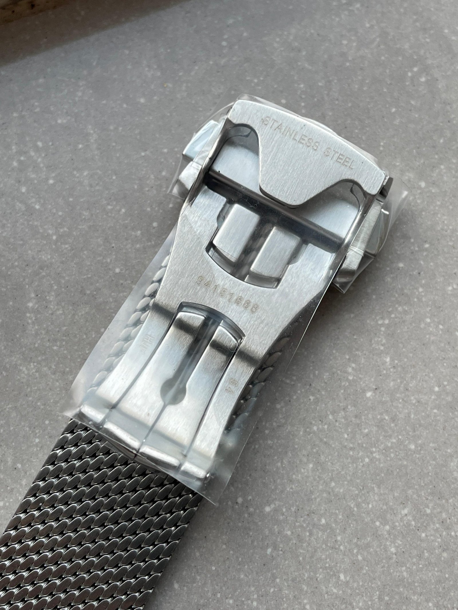 Seamaster 300M 42mm Titanium Bezel SS VSF Best Edition Gray Dial On SS Mesh Bracelet A8806 - Image 12