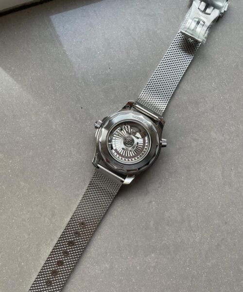 Seamaster 300M 42mm Titanium Bezel SS VSF Best Edition Gray Dial On SS Mesh Bracelet A8806 - Image 15