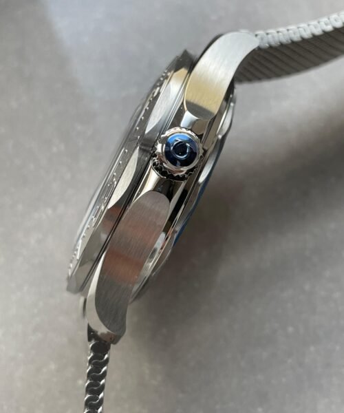 Seamaster 300M 42mm Titanium Bezel SS VSF Best Edition Gray Dial On SS Mesh Bracelet A8806 - Image 6