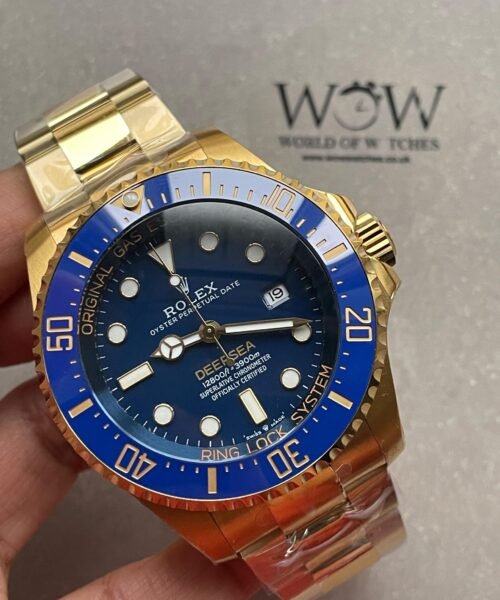 Sea-Dweller DEEPSEA 136668LB "D-BLUE" YG 3EF Best Edition Blue Dial On YG Oyster Bracelet VR3235 - Image 2