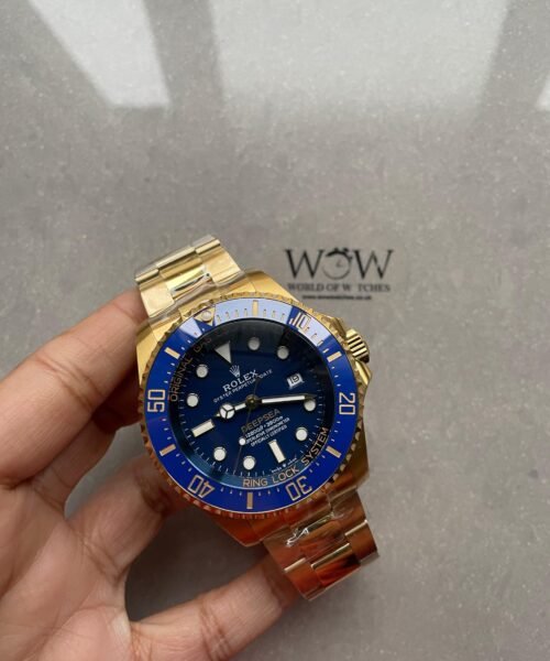 Sea-Dweller DEEPSEA 136668LB "D-BLUE" YG 3EF Best Edition Blue Dial On YG Oyster Bracelet VR3235 - Image 5
