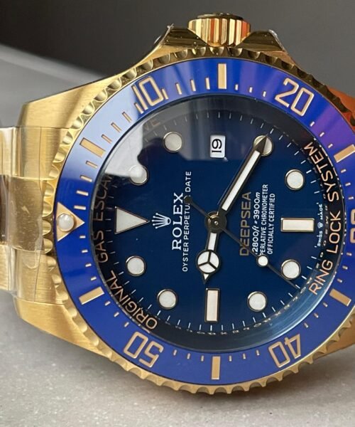 Sea-Dweller DEEPSEA 136668LB "D-BLUE" YG 3EF Best Edition Blue Dial On YG Oyster Bracelet VR3235 - Image 8