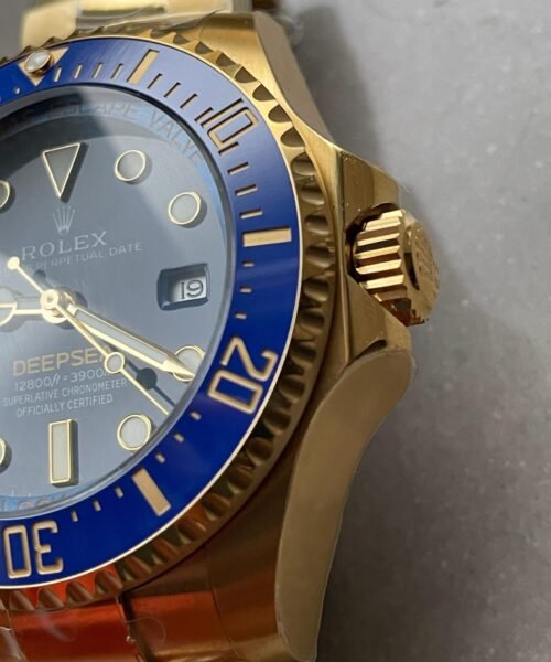 Sea-Dweller DEEPSEA 136668LB "D-BLUE" YG 3EF Best Edition Blue Dial On YG Oyster Bracelet VR3235 - Image 11