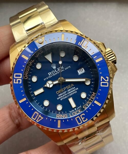 Sea-Dweller DEEPSEA 136668LB "D-BLUE" YG 3EF Best Edition Blue Dial On YG Oyster Bracelet VR3235 - Image 4