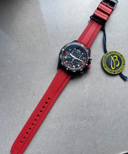 Endurance pro OGF 44mm Black dial Red Rubber Strap quartz movement - Image 8