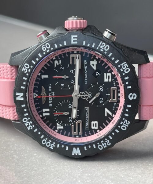 Endurance pro OGF 44mm Black dial Pink Rubber Strap quartz movement - Image 7