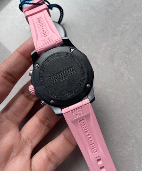 Endurance pro OGF 44mm Black dial Pink Rubber Strap quartz movement - Image 13