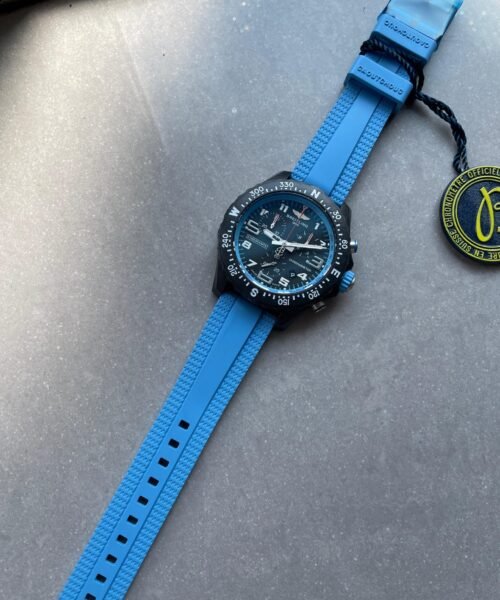 Endurance pro OGF 44mm Black dial Light Blue Rubber Strap quartz movement - Image 7