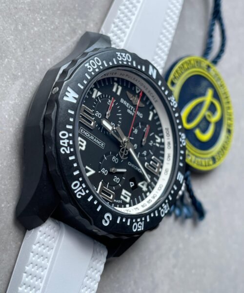 Endurance pro OGF 44mm Black dial White Rubber Strap quartz movement - Image 6